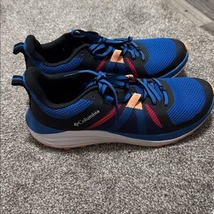 Columbia Blue and Pink Running Shoes